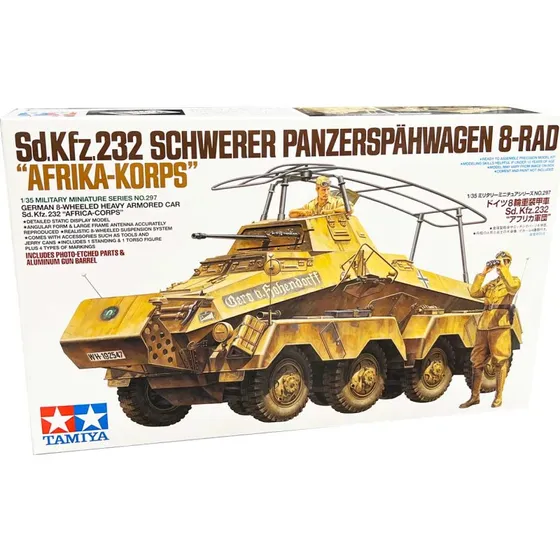Tamiya Sd.Kfz. 232 Africa-corps 1:35 byggesæt