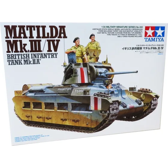 Tamiya Matilda Mk.III/IV 1:35 byggesæt (L17,4 cm)
