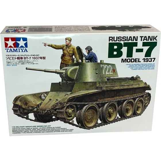 Tamiya BT-7 kampvogn model 1937 1:35 byggekit