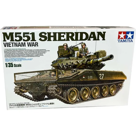 Tamiya M551 Sheridan 1:35 Vietnam War byggesæt