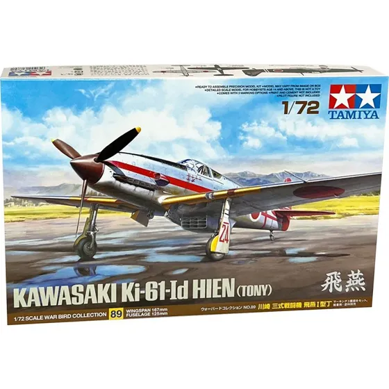 Tamiya Kawasaki Ki-61-Id Hien "Tony" 1:72 byggesæt