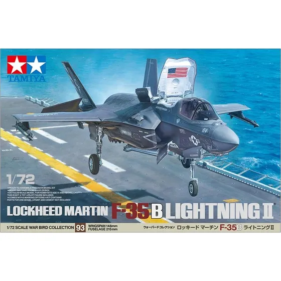 Tamiya Lockheed Martin F-35B Lightning II modelfly 1:72