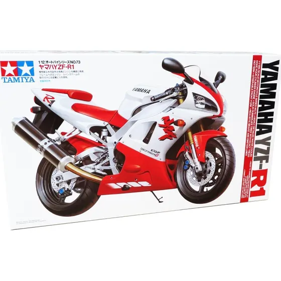 Tamiya Yamaha YZF-R1 1:12 modelmotorcykel (L16,9 cm)