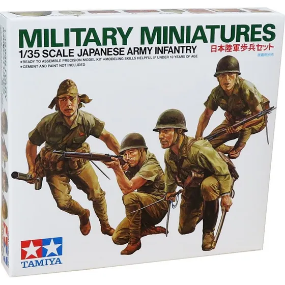 Tamiya 1:35 Japanese Army infanterist (4 figurer)