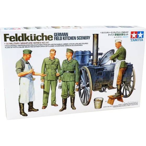 Tamiya 1/35 German Field Kitchen Scenery (35247)