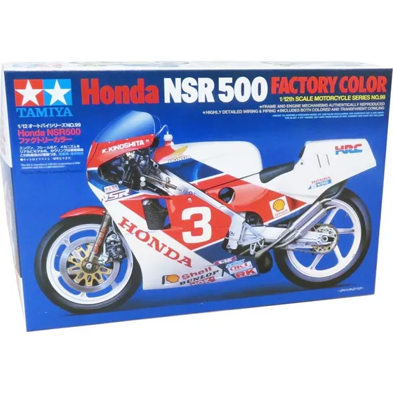 Tamiya Honda NSR500 1:12 Factory Color - Modelmotorcykel