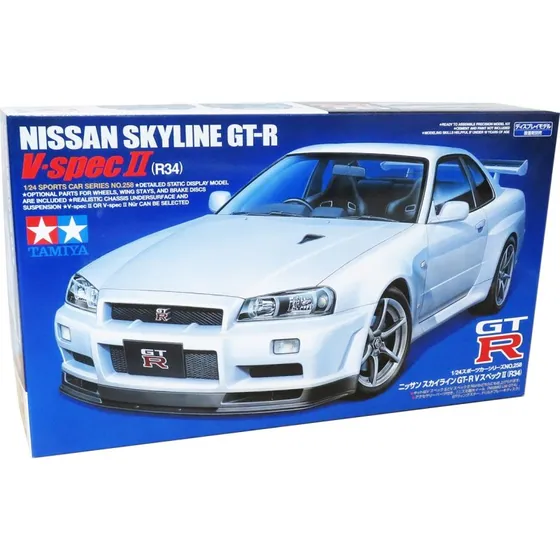 Tamiya Nissan Skyline GT-R V Spec II 1:24