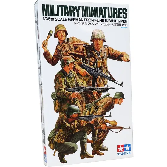 Tamiya 1:35 Tysk frontlinje infanteri - 5 fig.