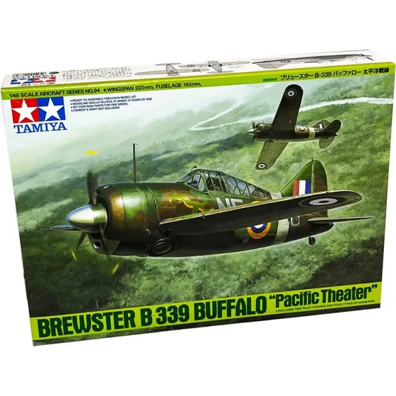 Tamiya Brewster B-339 Buffalo (Pacific Theater) 1:48 byggest