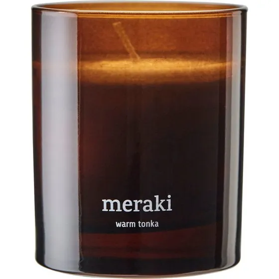 Meraki Duftlys Warm Tonka 200 g, ca. 35 t