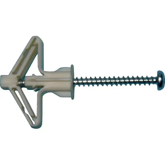 Universal Gipsplug 4x60 mm med skrue