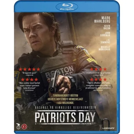 Patriots Day (Blu-ray) - Engelsk tale, dansk undertekst