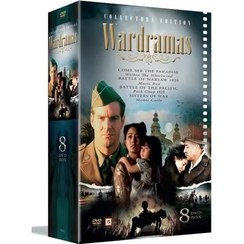 War Dramas - 8 DVD Boxset med klassiske krigsfilm