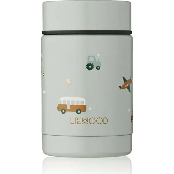 Liewood Nadja termobeholder 0,25 L  Vehicles/Dove Blue Mix