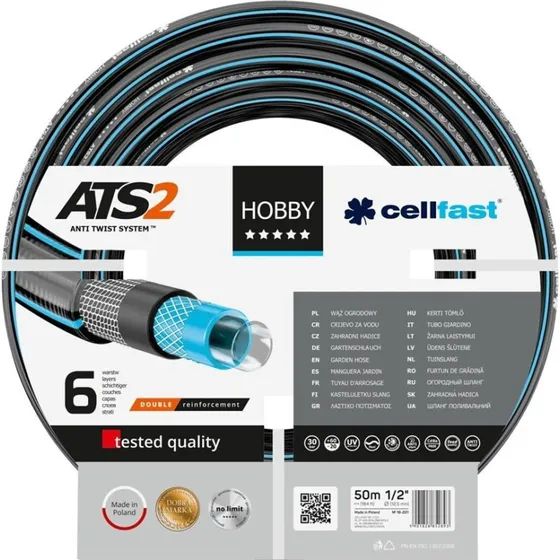 CELLFAST Hobby ATS2 haveslange 50 m, 1/2"
