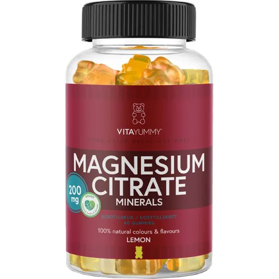 VitaYummy Magnesium Citrate Lemon 60 stk