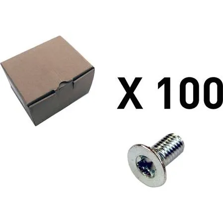 100 stk. undersænkede Torx-skruer