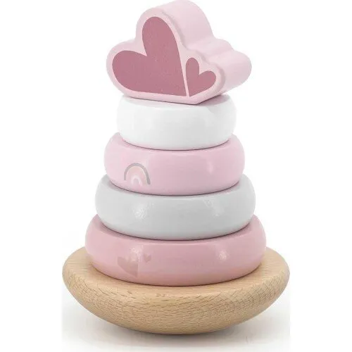 Label Label Stacking Rings Balance Pink LLWT