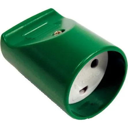Universal Forlngerled 16A uden jord, slagfast grn