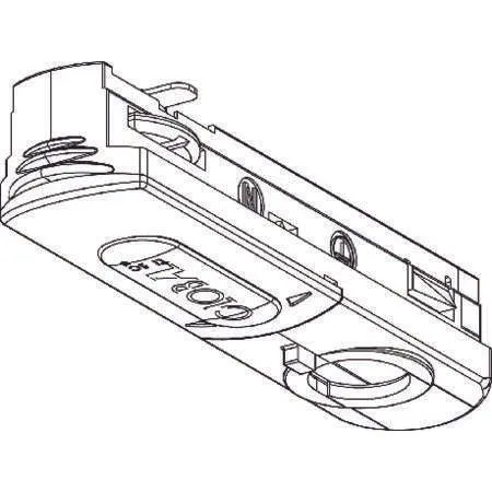 Global Adapter GB66-3 1-faset 230V inkl. tilbehr, hvid