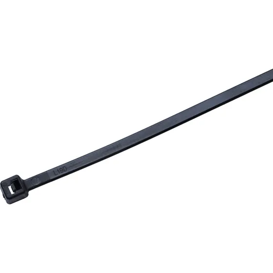 Kabelbinder PA 3,6x200 mm sort UV-bestandig