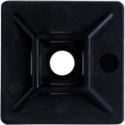 Kabelbinder Sokkel 28x28 Sort – polyamid, -40°/+85°C