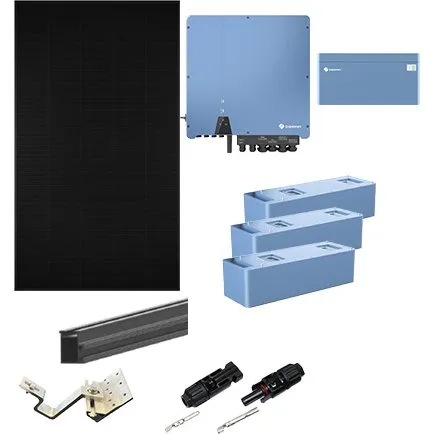 SOLPLANET 5,04 kWp solpakke til tegl - 10 kWh batteri