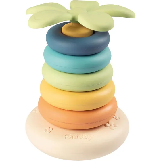 Smoby Stabeltårn - 5 farverige ringe, fra 12 måneder