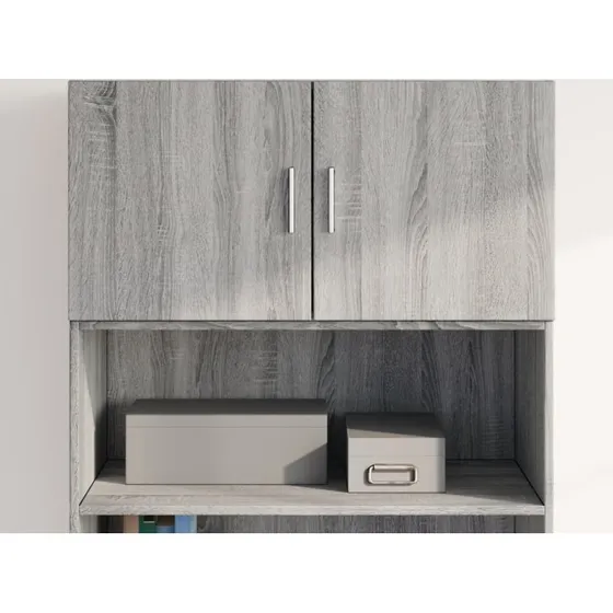 vidaXL vgskab 80x42,5x40 cm konstrueret tr gr Sonoma-eg