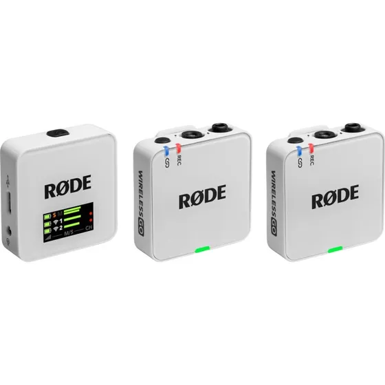 RØDE Wireless GO (Gen 3) trådløst 2-kanals sæt - hvid