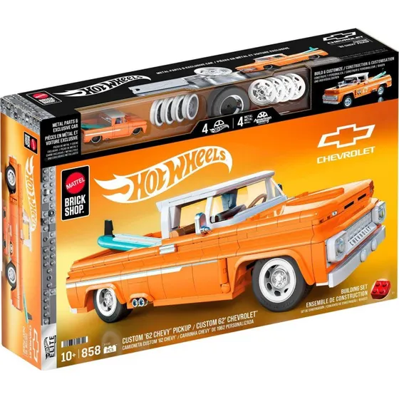 Hot Wheels Brick Shop Custom '62 Chevy Pickup 1:16, 854 dele