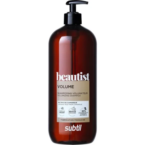 Subtil Beautist Volumengivende shampoo 950 ml (sulfatfri, økologisk ris)