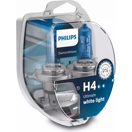 Philips DiamondVision H4 12342DVS2 – Ultimate White 5000K