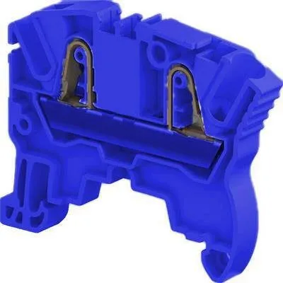 Universal Gennemgangsklemme fjeder 6mm² blå 41A 1000V