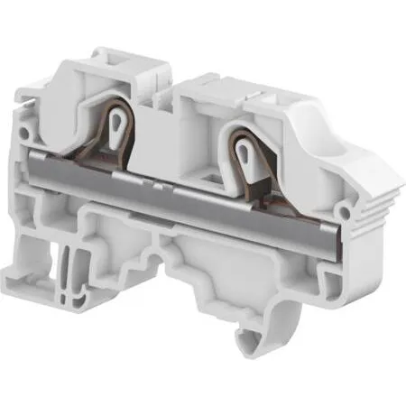 Gennemgangsklemme fjedertilslutning 10 mm, gr