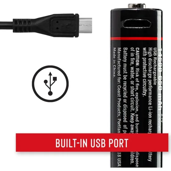 COAST ZX210 genopladeligt batteri til HX5/HP1