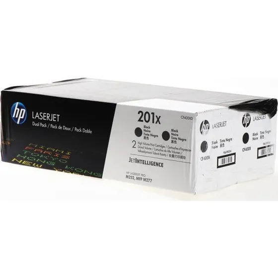 HP Toner CF400XD/201X 2-pak Sort (5.600 sider)