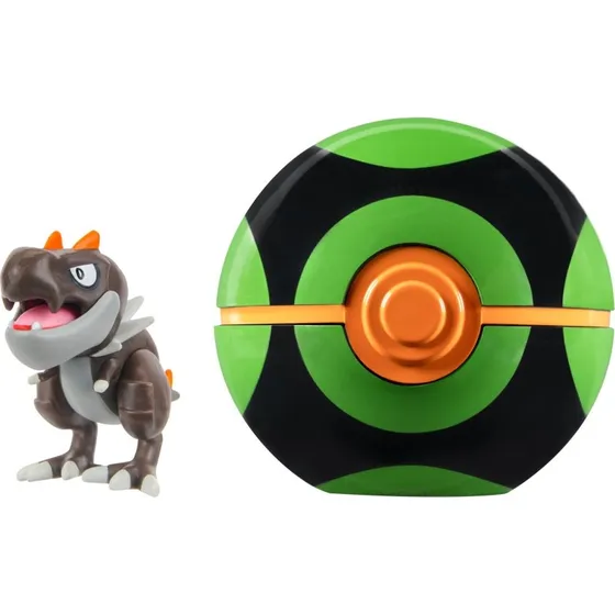Pokémon PKW4154 Clip N' Go Tyrunt med Dusk Ball – 4+