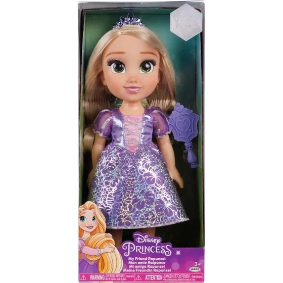 JAKKS Disney Princess Rapunzel dukke 38 cm - kjole & tiara