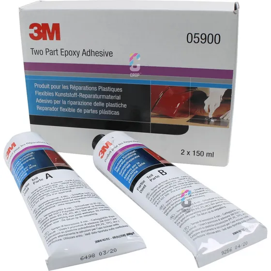 3M 2-komponent Epoxy Plastreparation 2x150 ml