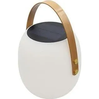 LUMISKY JIMMY brbar solcellelampe H34 cm - hvid LED, USB