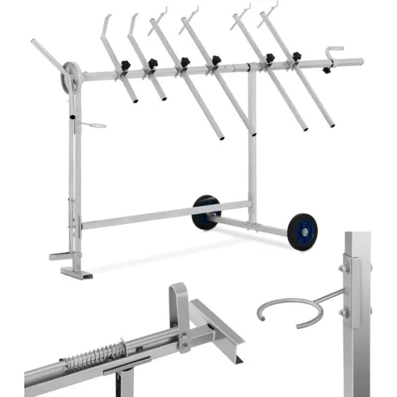 MSW roterende malervogn 360° 90 kg, 6 arme (STANDARD)