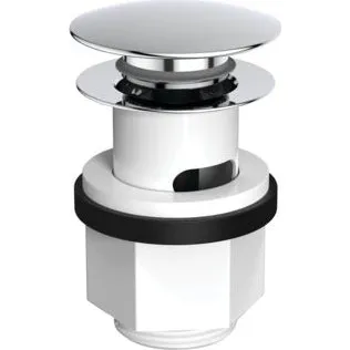 Ideal Standard Push-open bundventil G5/4" plast/krom