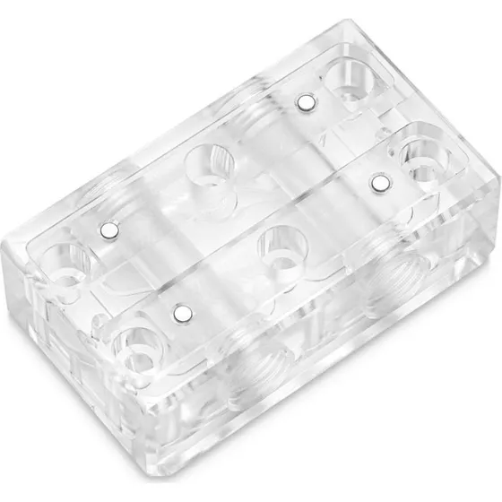 EK Water Blocks forbindelsesterminal akryl G1/4 (transparent)