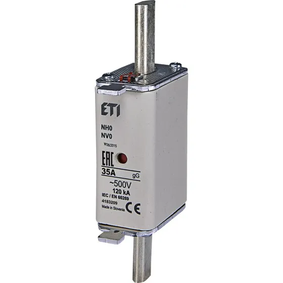 SIKRING NH0 35A gG 500V (med statusindikator)