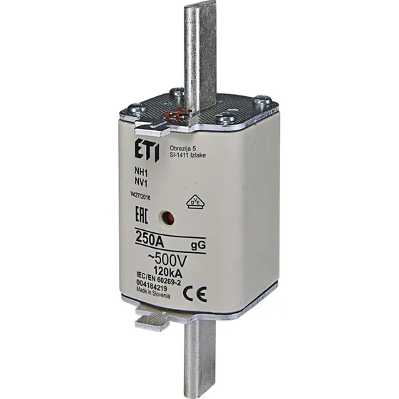 SIKRING NH1 250A gG 500V med indikator
