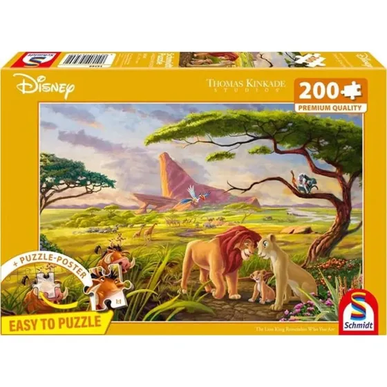 Schmidt Thomas Kinkade Disney: The Lion King – Remember Who You Are (200 brikker)