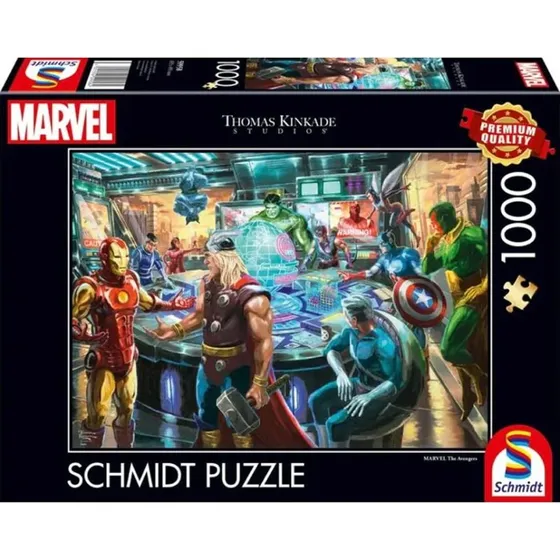 Schmidt Thomas Kinkade: Marvel The Avengers - 1000 brikker