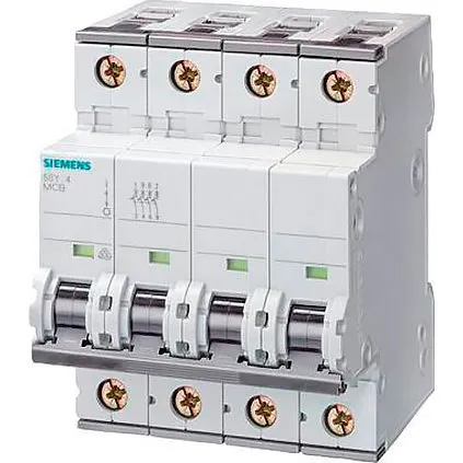 Siemens Automatsikring 3P+N C 13A 5SY6613-7 (400V, 6kA)