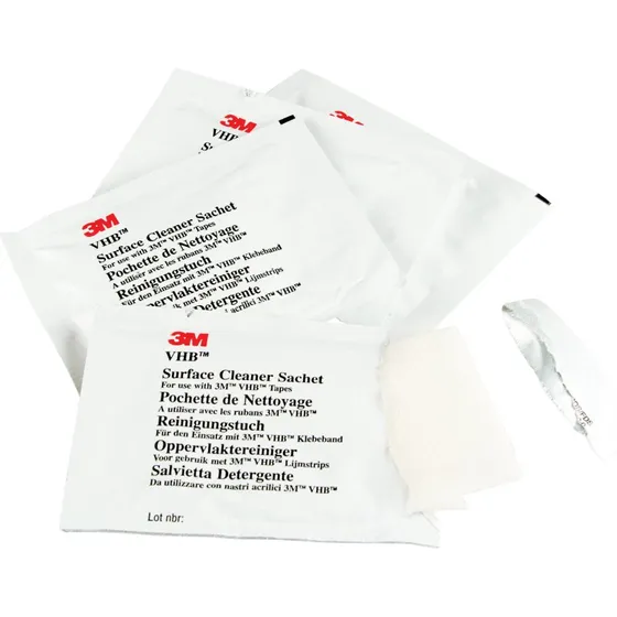 VHB renseservietter, enkeltpakket (isopropyl)